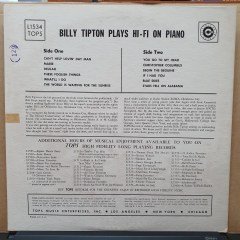 BILLY TIPTON - PLAYS HI-FI ON PIANO (1957) - LP 2.EL PLAK