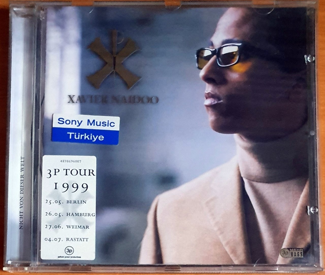 XAVIER NAIDOO - NICHT VON DIESER WELT (1998) - CD 2.EL