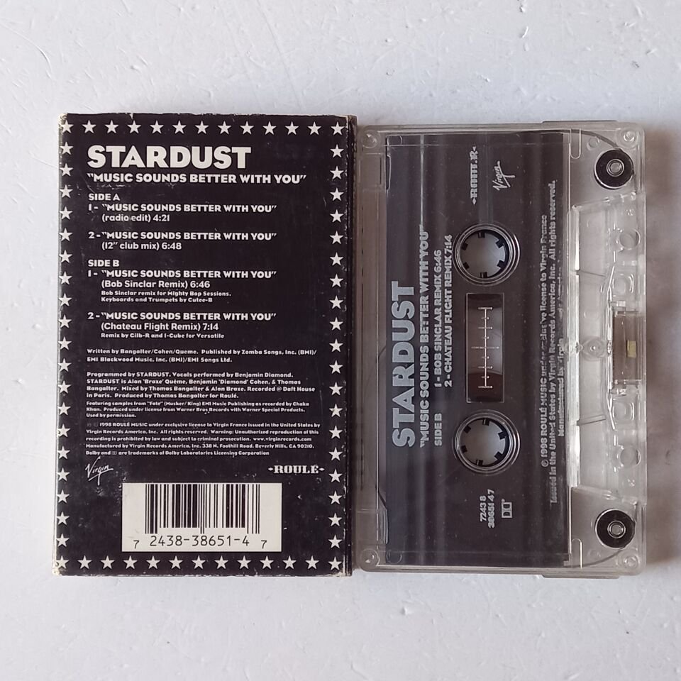 STARDUST - MUSIC SOUNDS BETTER WITH YOU - KASET 2.EL