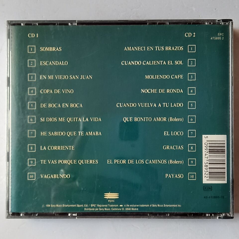 JAVIER SOLIS – ORO / 20 GRANDES CANCIONES (1994) - 2CD 2.EL