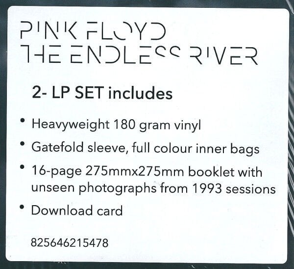 PINK FLOYD – THE ENDLESS RIVER (2014) - 2LP 180GR VINYL SIFIR PLAK