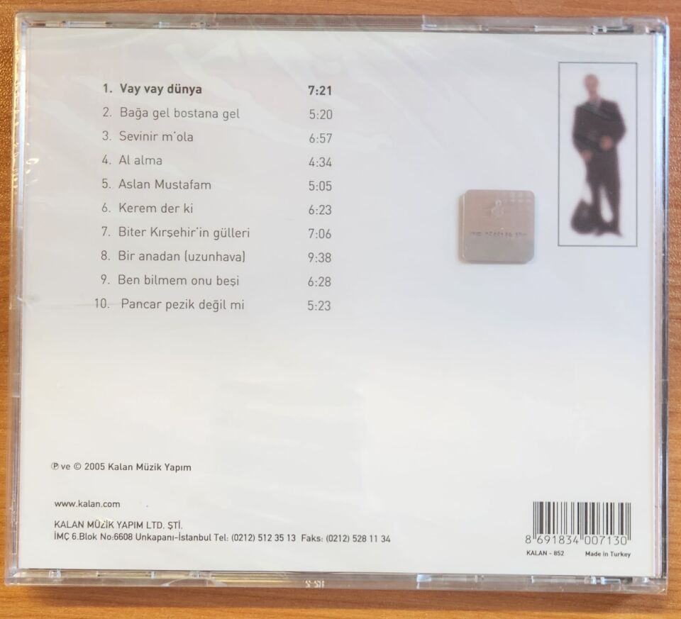 NEŞET ERTAŞ – VAY DÜNYA VAY (2005) - CD JEWEL CASE AMBALAJINDA SIFIR