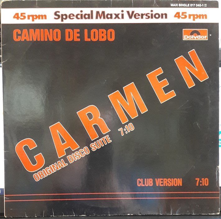 CAMINO DE LOBO - CARMEN (1983) - 12'' MAXI SINGLE PLAK 2.EL