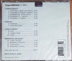 AHMET KANNECİ PLAYS TURGAY ERDENER (2006) SONY CLASSICAL CD SIFIR
