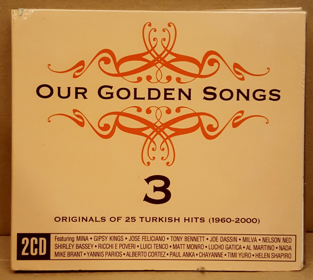 OUR GOLDEN SONGS - VOLUME 3 / ORIGINALS OF 25 TURKISH HITS 1960-2000 - 2CD 2.EL