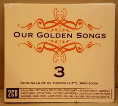 OUR GOLDEN SONGS - VOLUME 3 / ORIGINALS OF 25 TURKISH HITS 1960-2000 - 2CD 2.EL