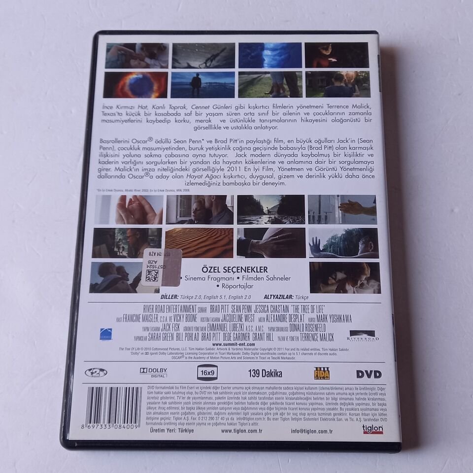 HAYAT AĞACI / THE TREE OF LIFE - BRAD PITT, SEAN PENN - DVD 2.EL