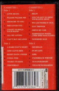 BEATLES - 1962-1966 - DOUBLE CASSETTE MADE IN HOLLAND KASET 2.EL