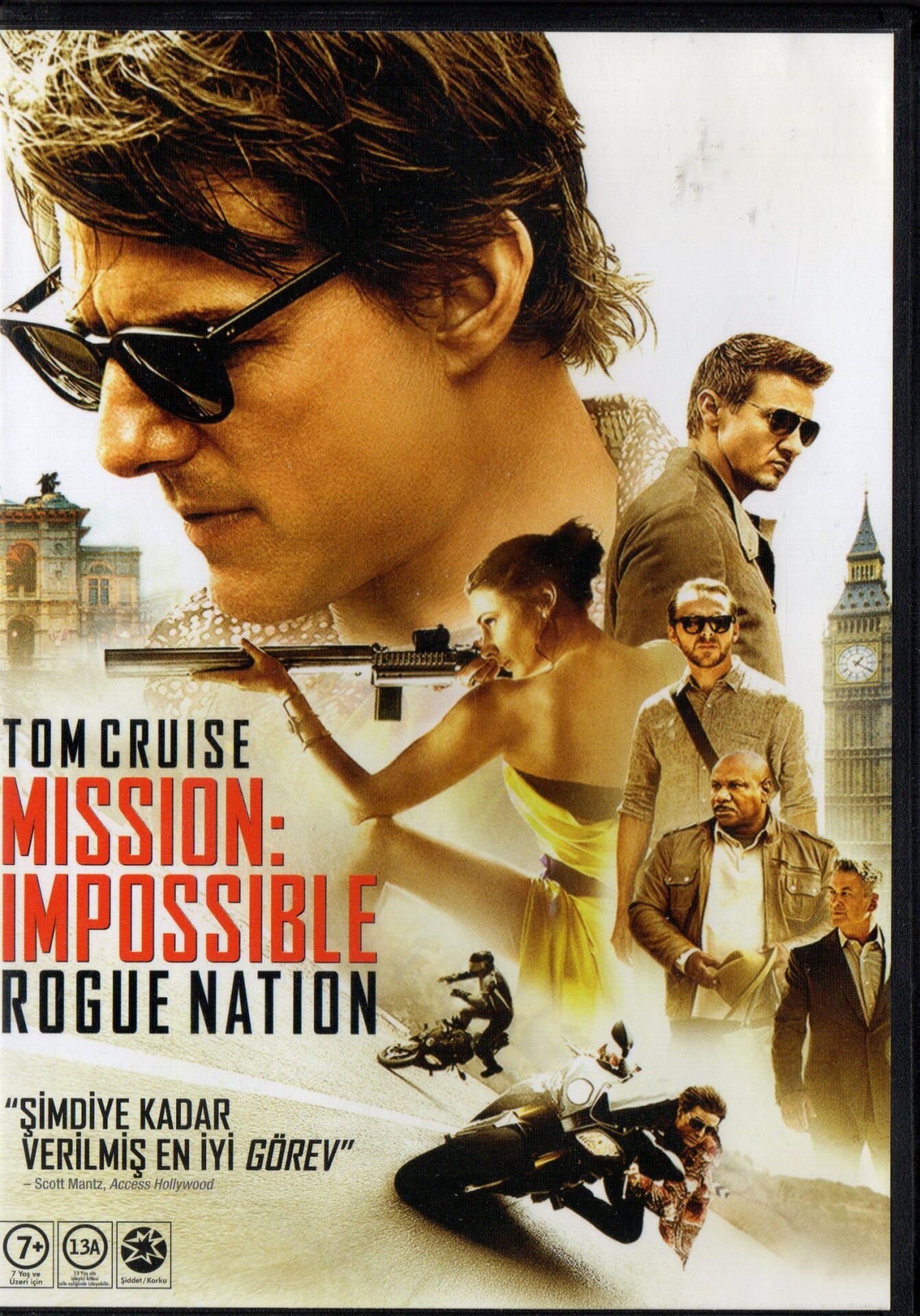 MISSION IMPOSSIBLE ROGUE NATION - GÖREVİMİZ TEHLİKE - TOM CRUISE - DVD 2.EL