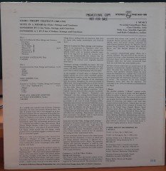 TELEMANN: SUITE FOR FLUTE, CONCERTO FOR VIOLA, CONCERTO FOR 3 VIOLINS, I MUSICI - PLAK 2.EL
