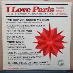 I LOVE PARIS AND 9 OTHER MAGNIFICENT HITS / MARTIN MILLER ORCHESTRA - LP 2.EL PLAK
