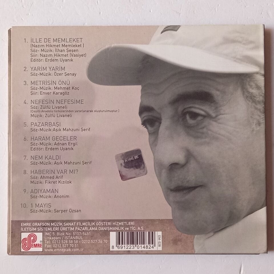 EDİP AKBAYRAM – SÖYLEYEMEDİKLERİM (2008) - CD DIGIPAK 2.EL