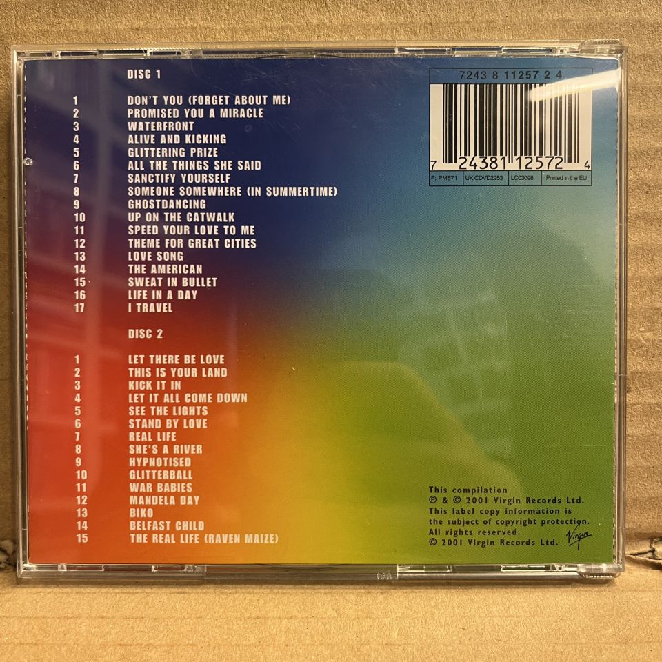 SIMPLE MINDS – THE BEST OF SIMPLE MINDS (2001) - 2xCD 2.EL