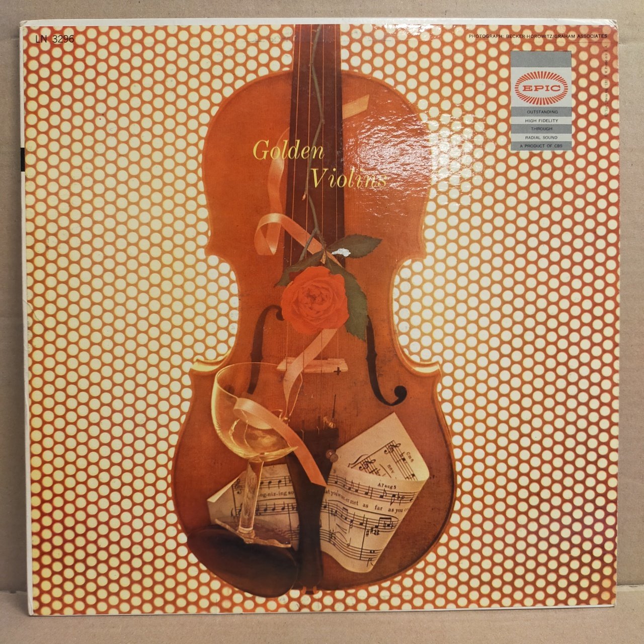 DOLF VAN DER LINDEN ORCHESTRA / JOS CLEBER ORCHESTRA - GOLDEN VIOLINS (1956) - LP 2.EL PLAK