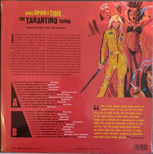 ONCE UPON A TIME.. THE TARANTINO SOUND GREAT SONGS FROM HIS MOVIES (2024) - LP RED COLORED SIFIR PLAK
