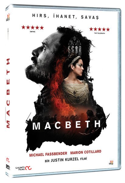 MACBETH - MICHAEL FASSBENDER - MARION COTILLARD - JUSTIN KURZEL - DVD SIFIR (SHAKESPEARE)