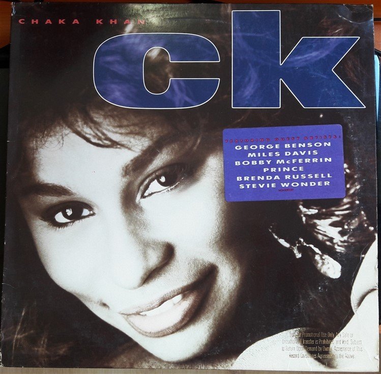 CHAKA KHAN - CK (1988) - 2.EL PLAK