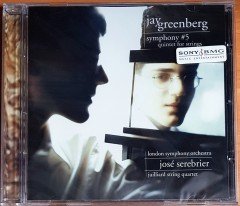 JAY GREENBERG / SYMPHONY NO.5 / LONDON SYMPHONY ORCHESTRA, JOSE SEREBRIER, JUILLIARD STRING QUARTET (2006) SONY CLASSICAL CD SIFIR