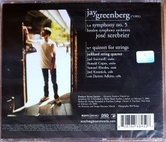 JAY GREENBERG / SYMPHONY NO.5 / LONDON SYMPHONY ORCHESTRA, JOSE SEREBRIER, JUILLIARD STRING QUARTET (2006) SONY CLASSICAL CD SIFIR