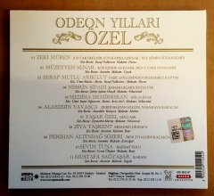 ODEON YILLARI ÖZEL - KARIŞIK TÜRK SANAT MÜZİĞİ (2012) - CD SENAR MÜREN AKBULUT SİPAHİ TAŞKENT 2.EL