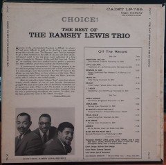 THE RAMSEY LEWIS TRIO - CHOICE! THE BEST OF - PLAK 2.EL