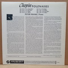CHOPIN: POLONAISES / PETER FRANKL - LP 2.EL PLAK