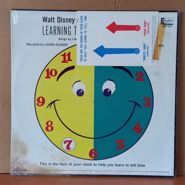LAURA OLSHER AND TUTTI CAMARATA – LEARNING TO TELL TIME IS FUN (1964) - LP DÖNEM BASKISI SIFIR PLAK