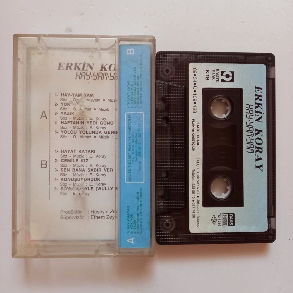 ERKİN KORAY - HAM YAM YAM (1989) - KASET 2.EL