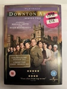 DOWNTON ABBEY SERIES TWO - MAGGIE SMITH - 4 DVD BOX SET 2.EL TÜRKÇE ALTYAZI YOKTUR