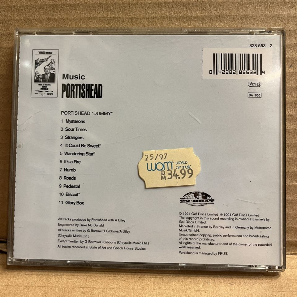 PORTISHEAD - DUMMY (1994) - CD 2.EL