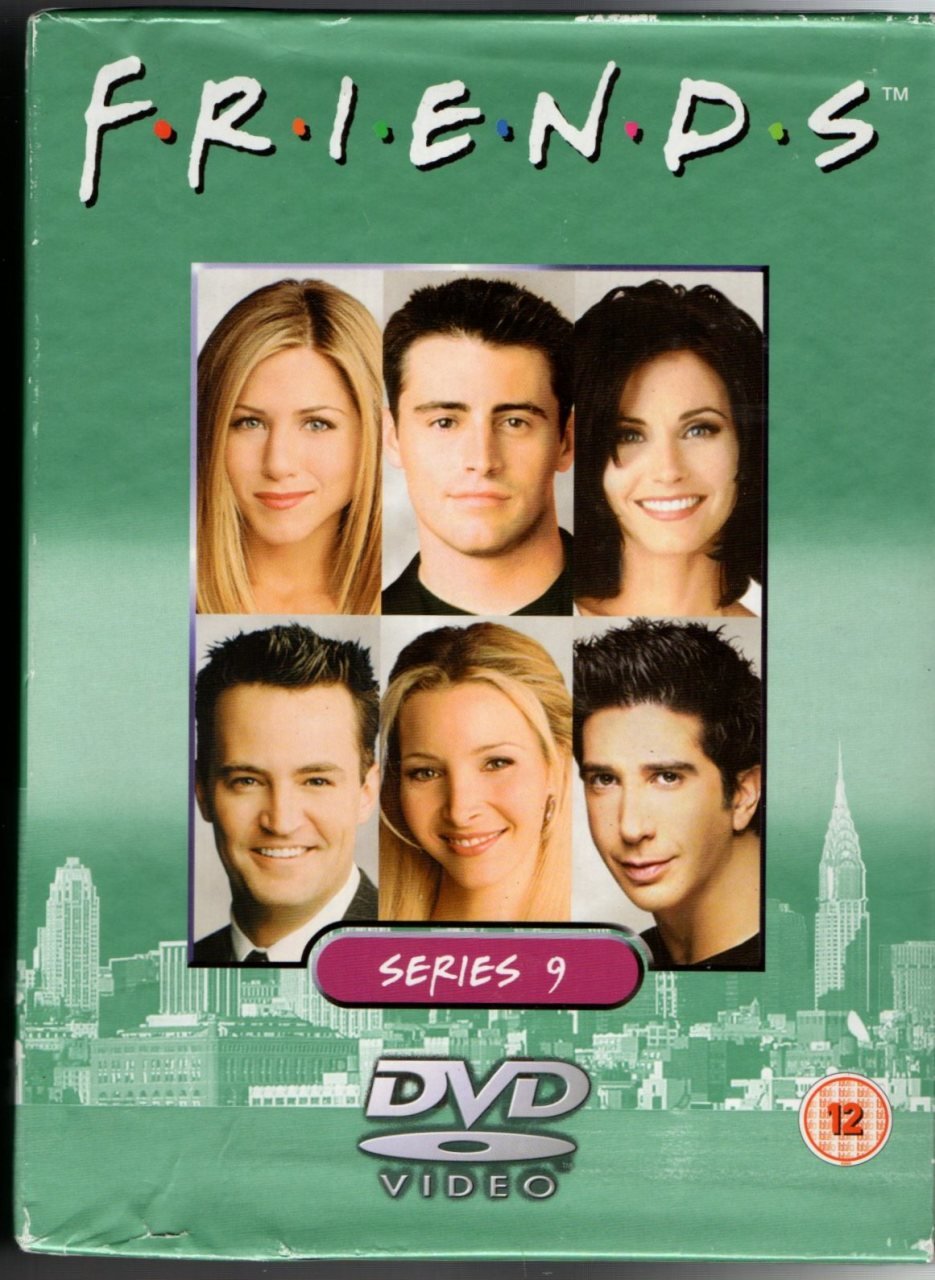 FRIENDS 9 - The COMPLETE SERIES 9 - SNAPCASE 6DVD KUTU 2.EL TR ALTYAZI YOKTUR