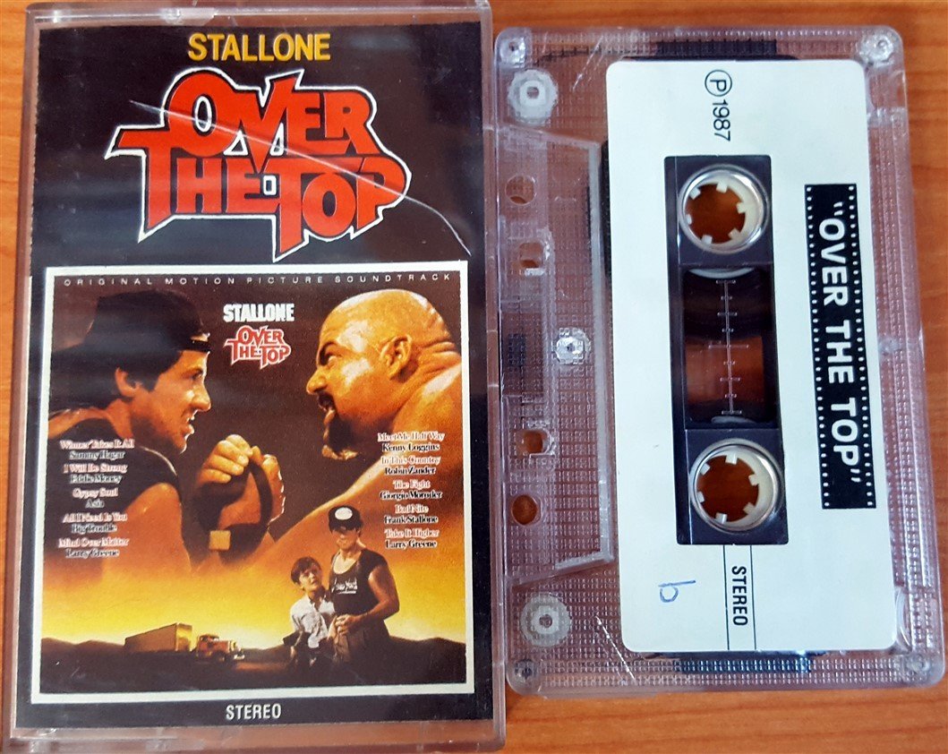 OVER THE TOP - SOUNDTRACK STALLONE (1987) CASSETTE MADE IN TURKEY ''USED''