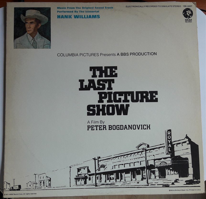 THE LAST PICTURE SHOW - HANK WILLIAMS - SOUNDTRACK - 2.EL PLAK