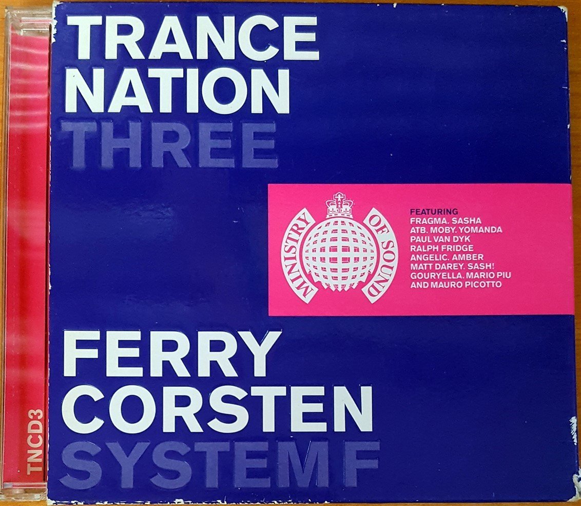 TRANCE NATION THREE / FERRY CORSTEN SYSTEM F / MINISTRY OF SOUND (2000) 2CD 2.EL