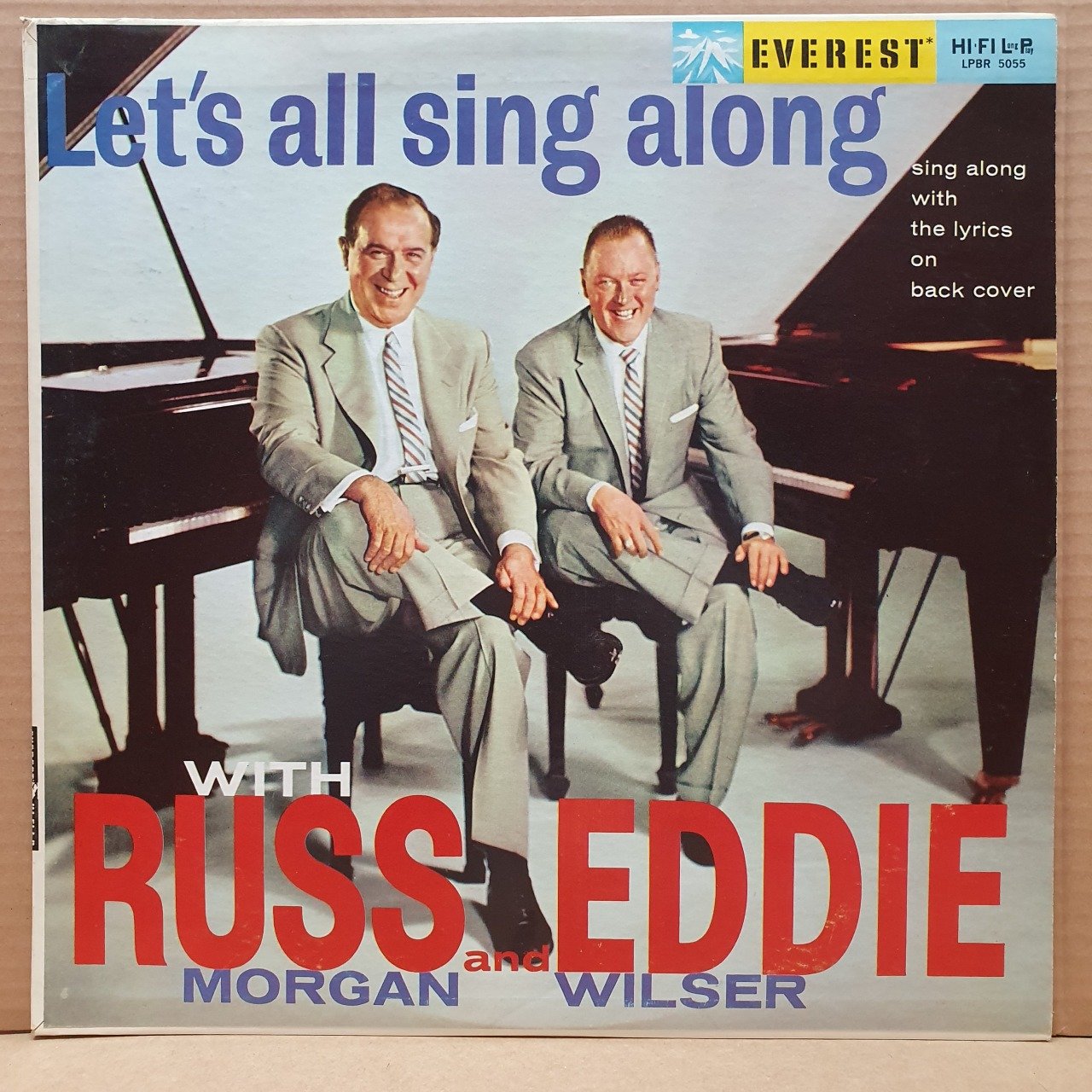 RUSS MORGAN & EDDIE WILSER - LET'S ALL SING ALONG (1959) - LP 2.EL PLAK