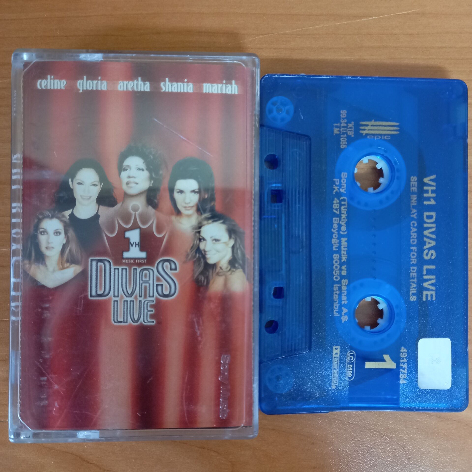 DIVAS CELINE DION GLORIA ESTEFAN ARETHA FRANKLIN.. – VH1 DIVAS LIVE (1999) - KASET 2.EL
