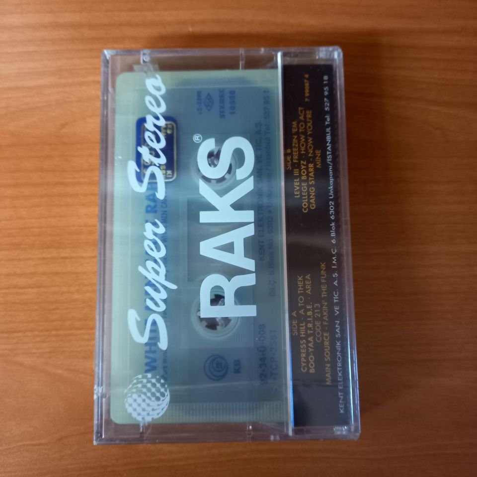 WHITE MEN CAN'T RAP / CYPRESS HILL, MAIN SOURCE, LEVEL III, COLLEGE BOYZ (1992) - KASET AMBALAJINDA SIFIR