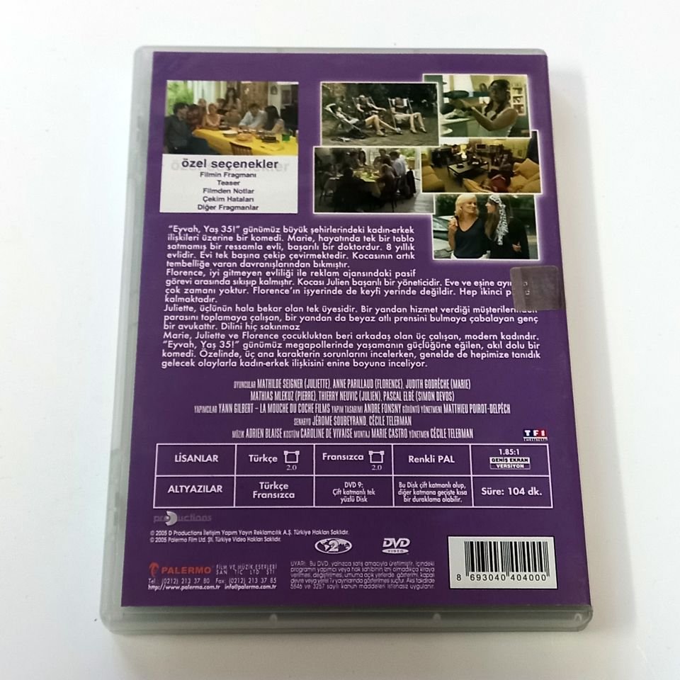 EYVAH YAŞ OTUZBEŞ - 35 SOMETHING - TOUT POUR PLAIRE- DVD 2.EL