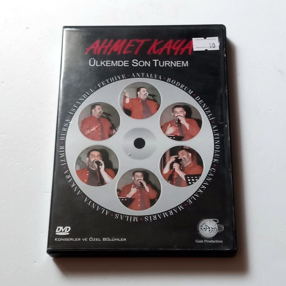 AHMET KAYA  - ÜLKEMDE SON TURNEM - DVD 2.EL