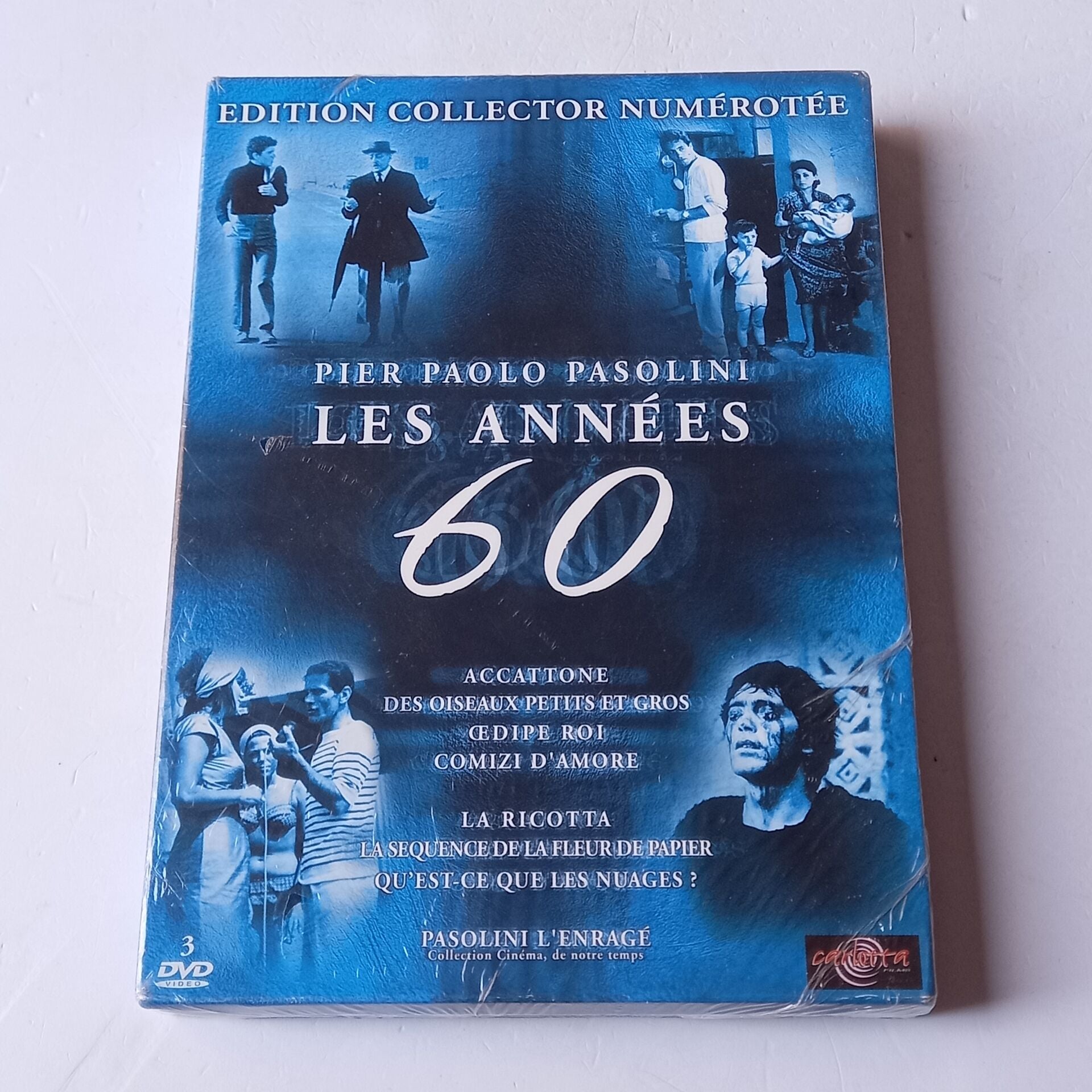 LES ANNESS 60 - PIER PAOLO PASOLINI - 3DVD AMBALAJINDA SIFIR