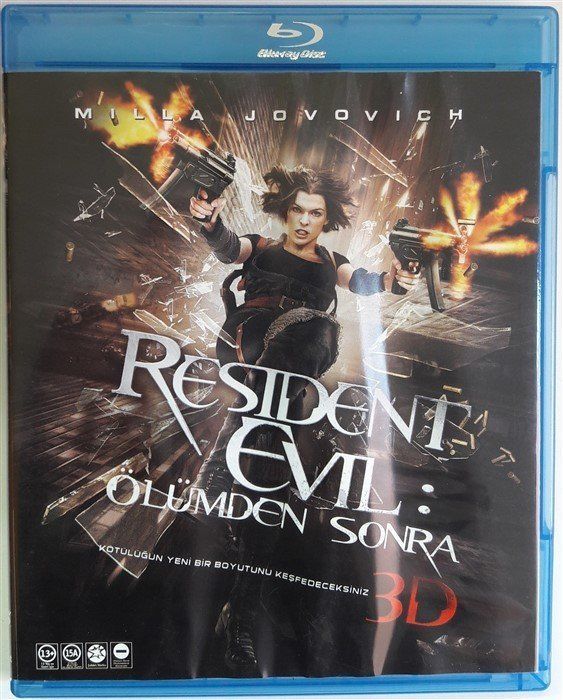 RESIDENT EVIL - ÖLÜMDEN SONRA - MILLA JOVOVICH - 3D BLU-RAY 2.EL