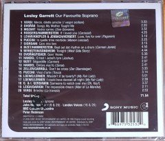 LESLEY GARRETT - OUR FAVOURITE SOPRANO / VERDI, DVORAK, MOZART, PUCCINI, BIZET, HANDEL (2009) SONY CLASSICAL CD SIFIR