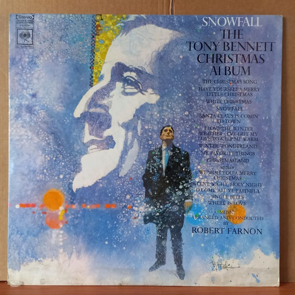 TONY BENNETT – SNOWFALL / THE TONY BENNETT CHRISTMAS ALBUM (1968) - LP DÖNEM BASKISI SIFIR PLAK
