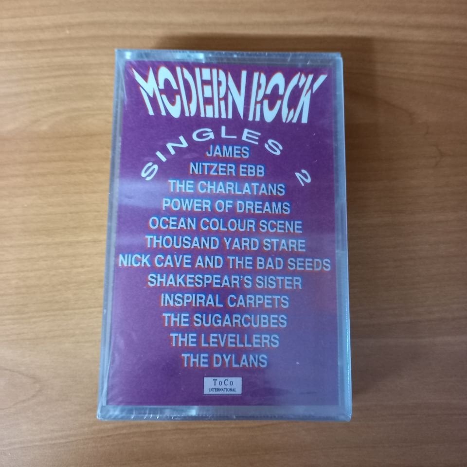 MODERN ROCK SINGLES 2 / JAMES, NITZER EBB, THE CHARLATANS, POWER OF DREAMS, SHAKESPEAR'S SISTER (1992) - KASET AMBALAJINDA SIFIR