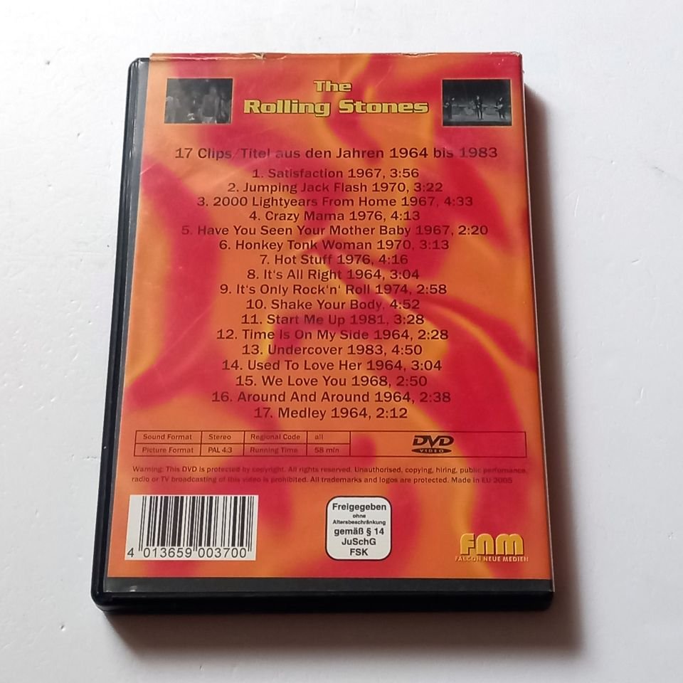 THE ROLLING STONES - 17 CLIPS - DVD 2.EL