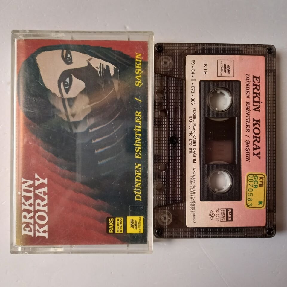 ERKİN KORAY - DÜNDEN ESİNTİLER / ŞAŞKIN (1989) - KASET 2.EL