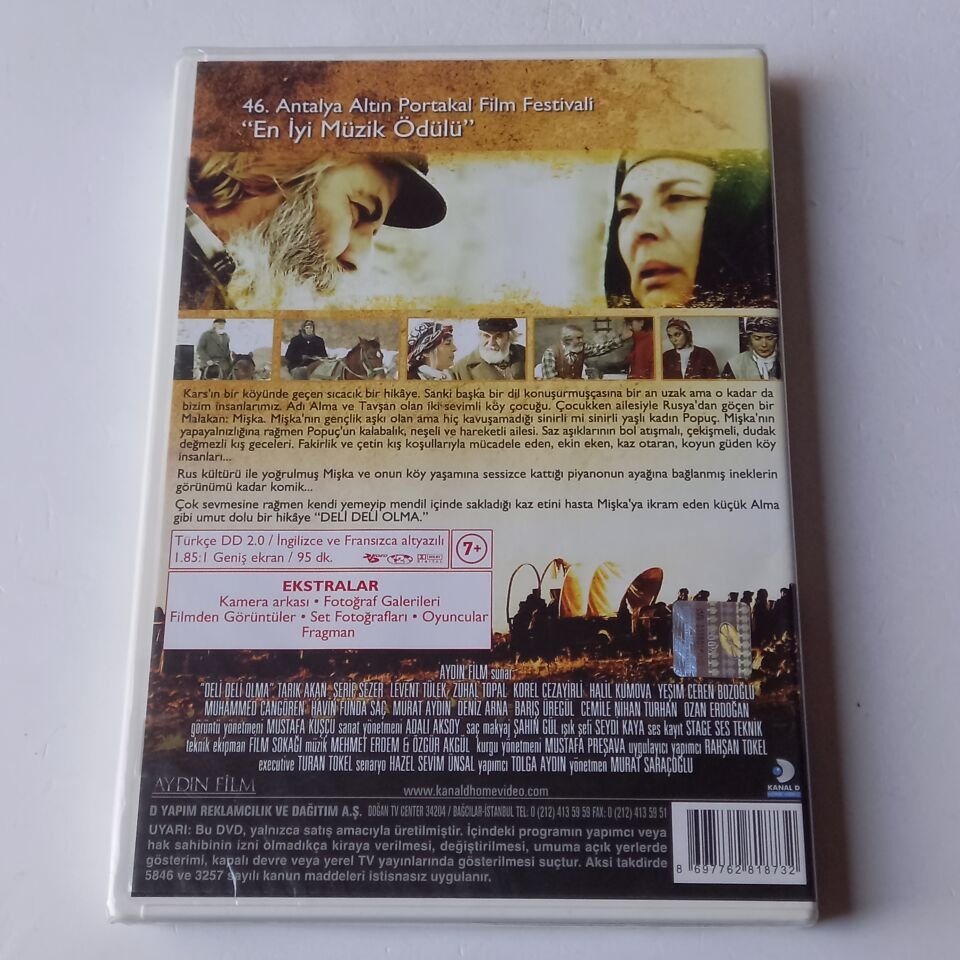 DELİ DELİ OLMA - TARIK AKAN, ŞERİF SEZER - DVD AMBALAJINDA SIFIR