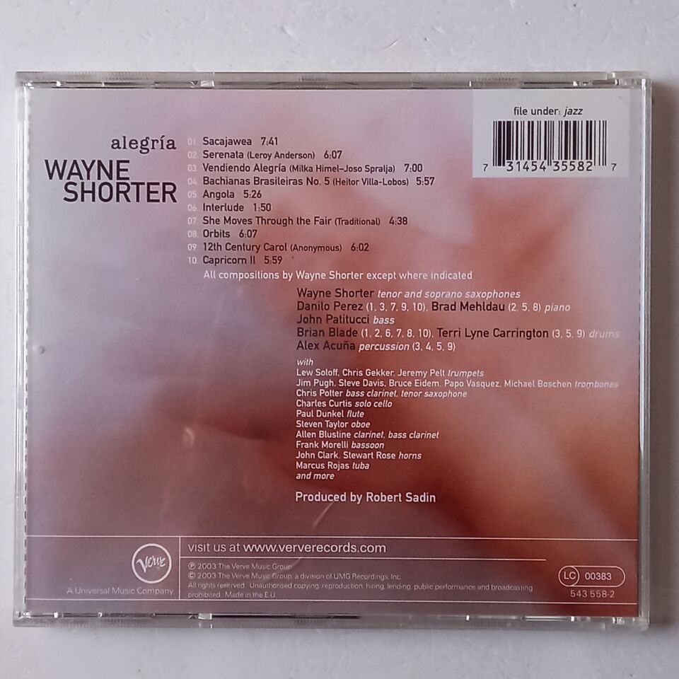 WAYNE SHORTER – ALEGRÍA (2003) - CD 2.EL