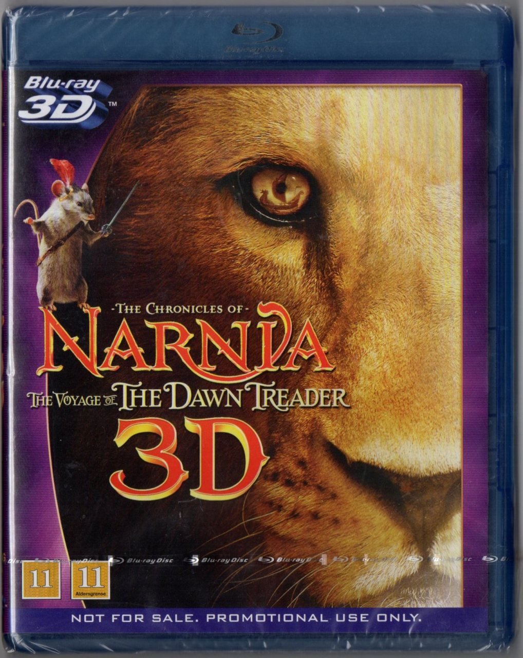 The CHRONICLES OF NARNIA The VOYAGE of The DAWN TREADER - MICHAEL APTED - 3D BLU-RAY SIFIR