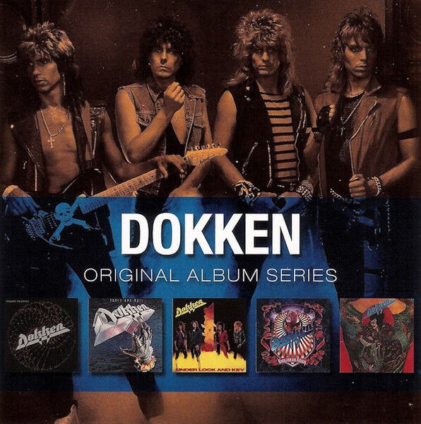 DOKKEN – ORIGINAL ALBUM SERIES / BREAKING THE CHAINS, TOOTH AND NAIL, UNDER LOCK AND KEY, BACK FOR ATTACK, BEAST FROM THE EAST (2009) - 5CD BOX SET AMBALAJINDA SIFIR